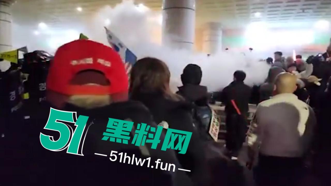 尹锡悦被捕爆发动乱,上万支持者法院外抗议翻越围墙冲入法院打砸,多名警员受伤 以抓捕85名现行犯。-3