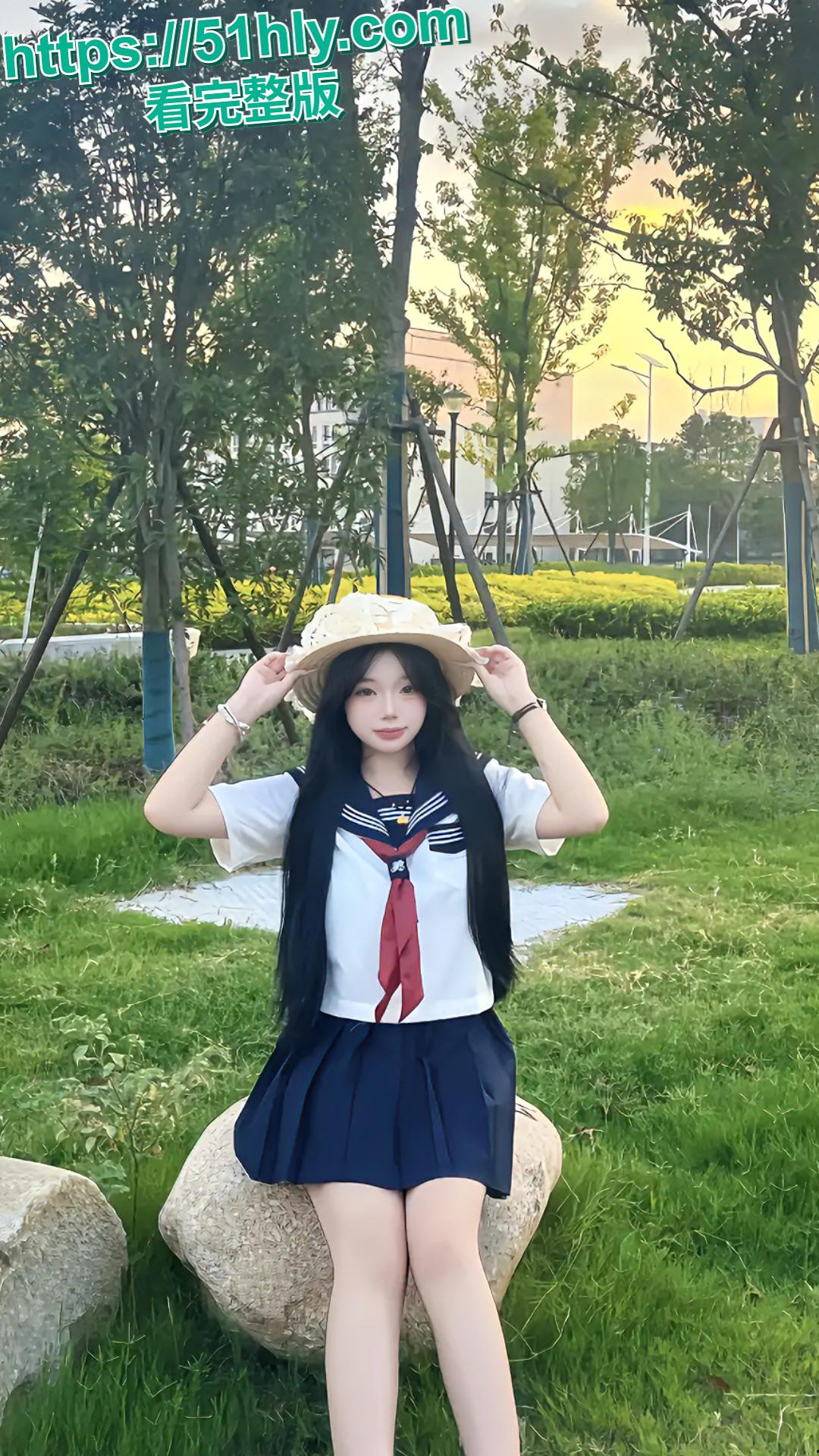 抖音网红萝莉 呆呆呓 户外骑乘假屌自慰 线下约炮大哥 狗链做爱无套后入猛操 反差炸裂!-2