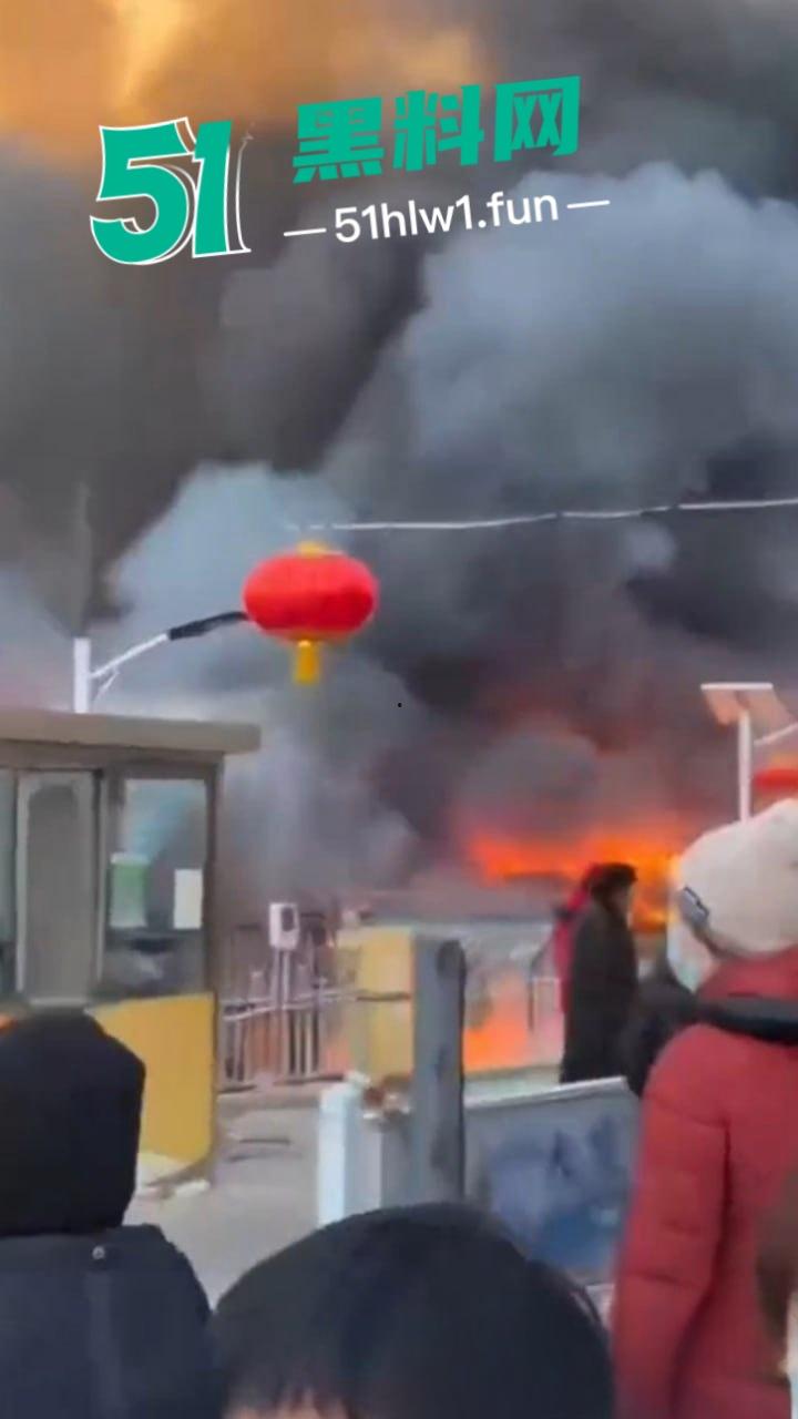 河北张家口突发火灾【力广菜市场】发生特大火情，目前已致8死15伤现场画面流出 这也太惨了。-3