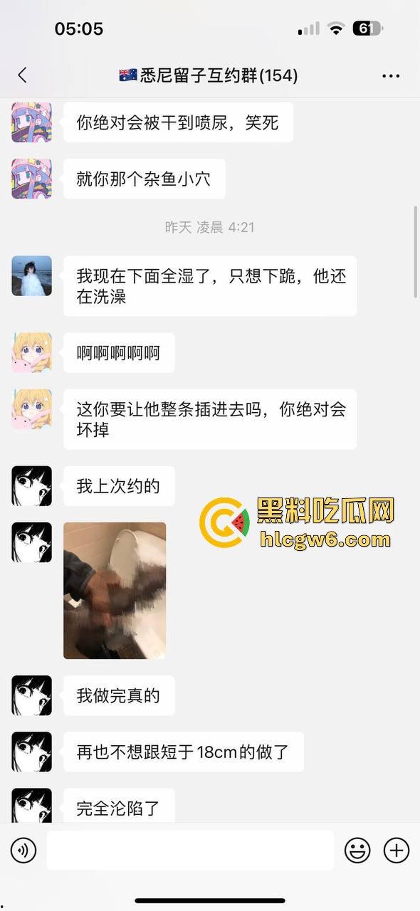 悉尼留子互约群的大瓜你看了吗，一群慕洋犬的骚母狗们毁三观的聊天记录和性爱视频遭到曝光。-5