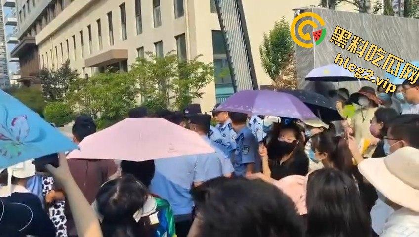 青岛李沧区圣德心脑血管医院迁建引发抗议,家长怒骂警察直接被捕!-6