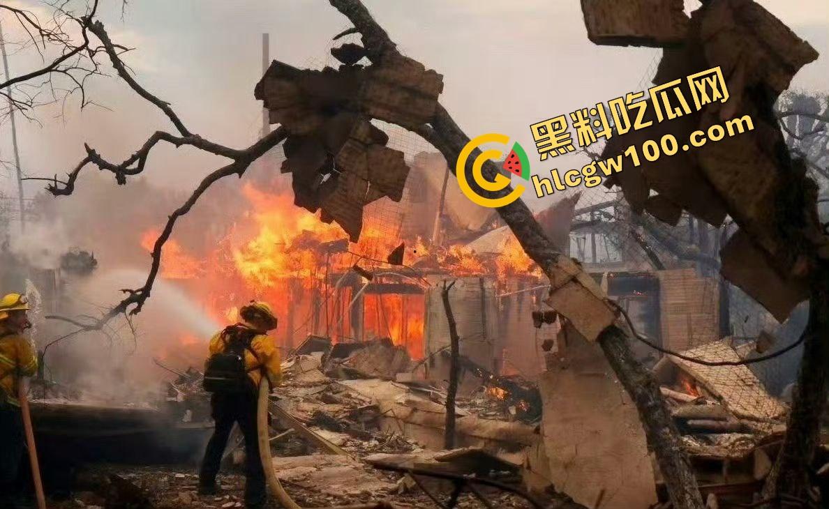 大规模火灾！美国加州山火肆虐，洛杉矶等多地区大火，富人区豪宅化为灰烬！直击火灾现场！-4
