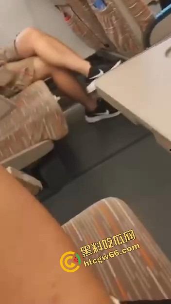 瓜友河南旅游顺路找了个伴游妹子，高铁还没到站就给口爆深喉，整节车厢都是她舔鸡巴的声音！-13