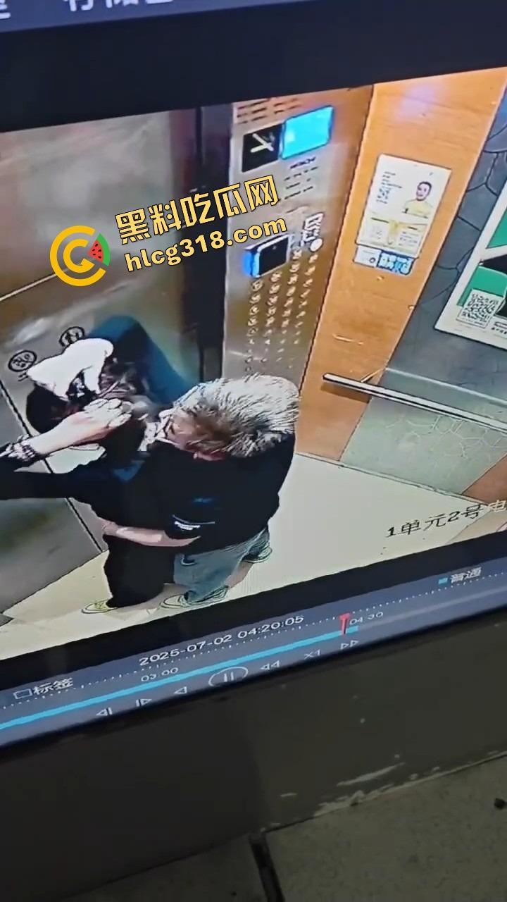 电梯春潮涌动,男女上楼全程互撩,男的手法老道全程开摸,解开发型就是解锁原始本能!-10