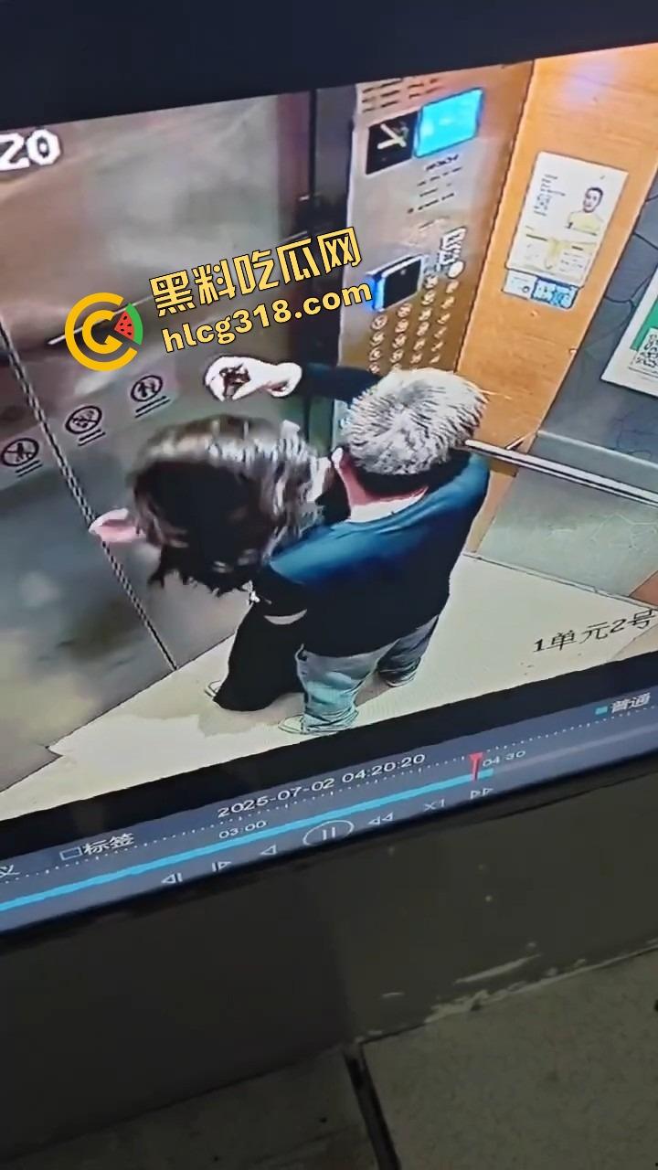 电梯春潮涌动,男女上楼全程互撩,男的手法老道全程开摸,解开发型就是解锁原始本能!-11