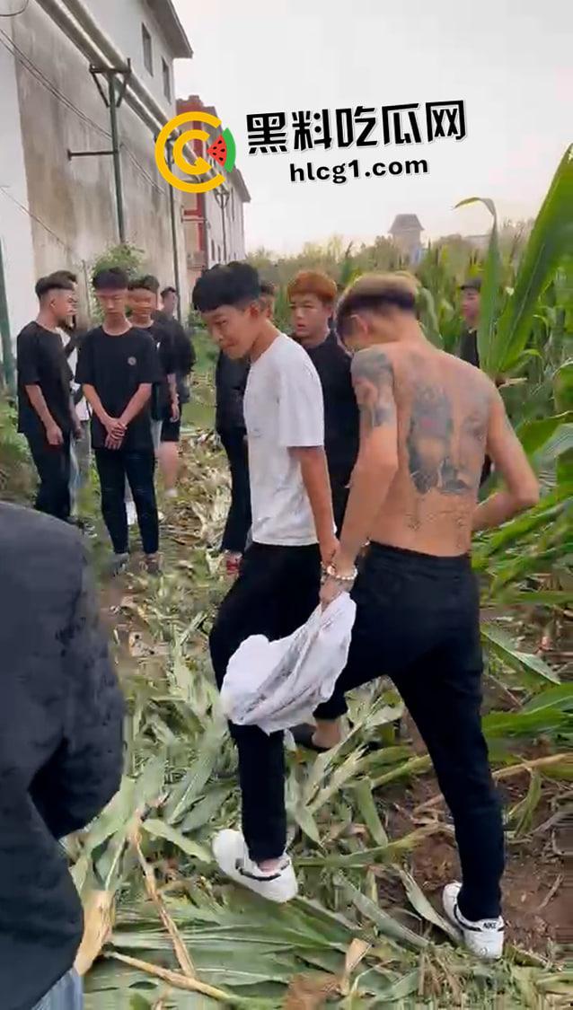 快手大瓜！河南林州红脸社霸凌围殴全集视频！ 古惑仔的河南本土化 哥哥你满嘴靠嫩娘真帅-5