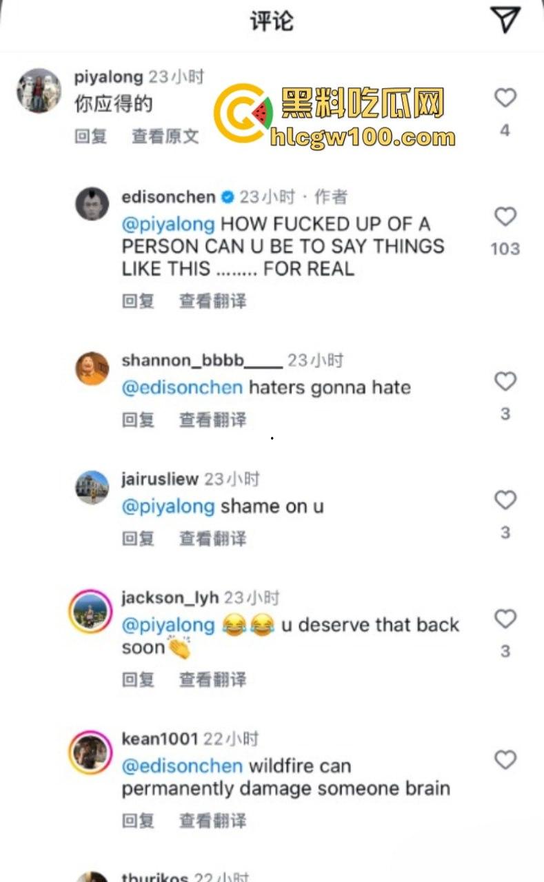 陈冠希呼吁网友给他女儿在美国被山火烧毁的学校捐款 被网友狂怼“你活该”!-2