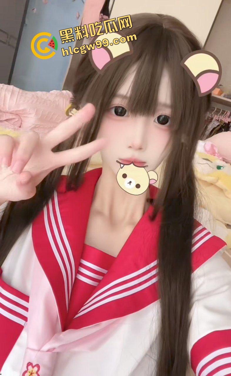 抖音极品清纯双马尾反差嫩妹『给时间一点时间』跪地口交金主爸爸，激烈女上独家曝光流出！-3