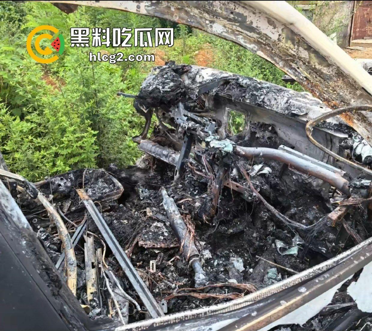 四川成都宝马新能源电车自燃事件！男子超速撞上安全岛 车毁人亡 瞬间火葬当场！-10