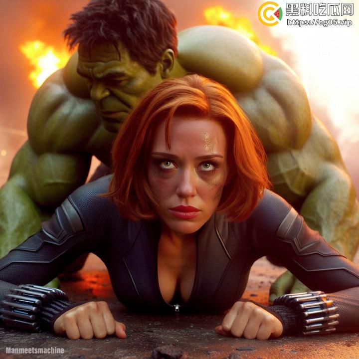 AI！你不要太离谱！万物皆可缝合！附绿巨人和黑寡妇不得不说的13秒视频-1