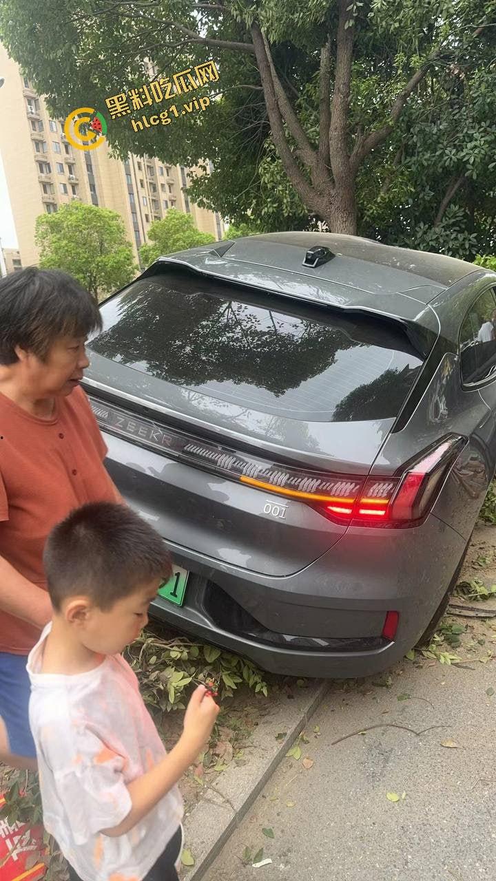 新能源极氪001 极速飞车黄毛 刚结婚大喜就出车祸！致2死1伤！-13