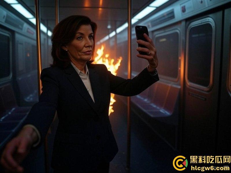 2024最强纽约笑话！纽约州长凯茜·霍楚尔前脚夸赞自己让纽约地铁更安全 后脚流浪汉在地铁纵火烧死一女子！-9