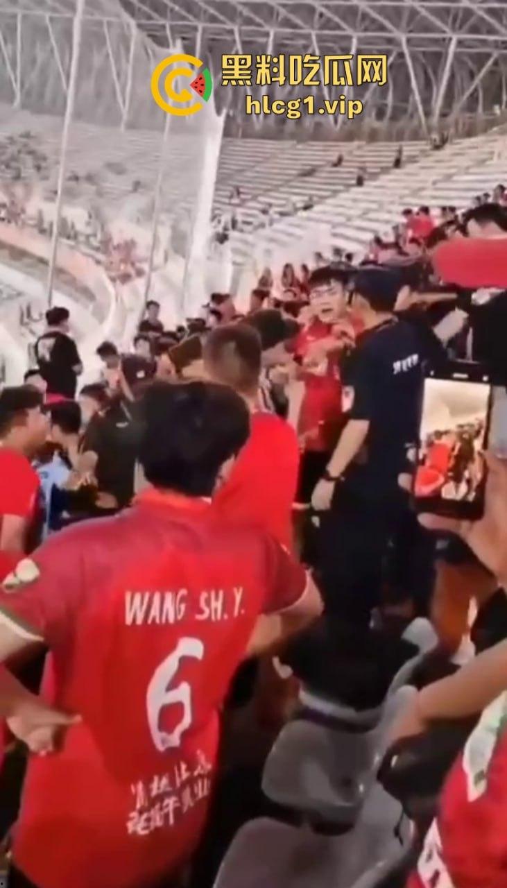 火气有些大！河南球迷在客队看台区大打出手！比看比赛还过瘾-2