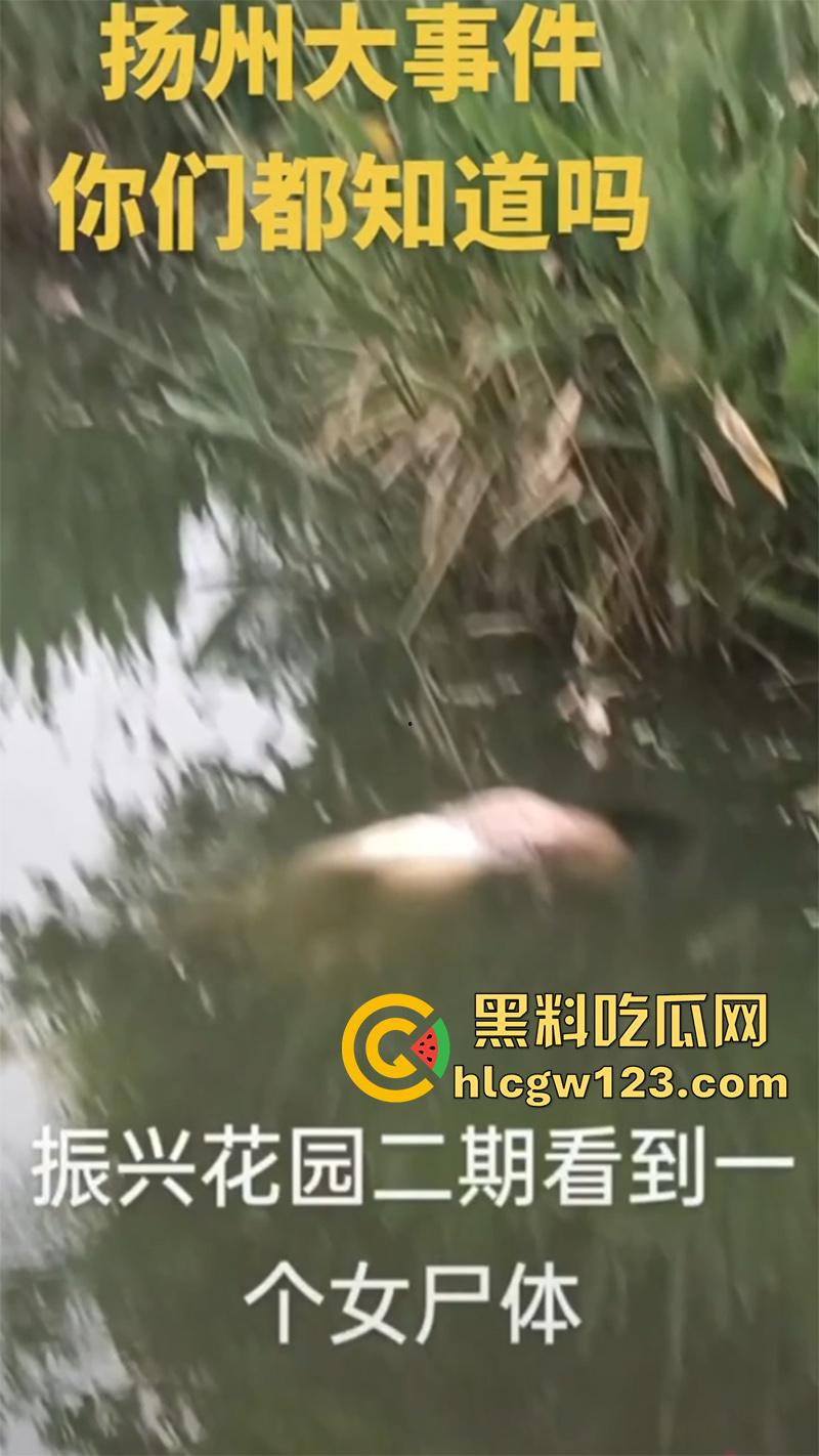 扬州振兴花园二期河道，发现一具21岁女尸，全身赤裸疑似是被害，打捞画面流出，胆小者勿入！-3