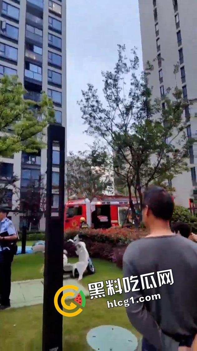 杭州时光里火灾现场无码版！男子坠楼砸伤救助人员 希望人没事-3