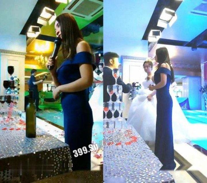 真刺激！一本正经主持婚礼的美女司仪  竟是塞着跳蛋直播的黄播 婚礼结束进厕所潮喷卸欲 真实淫领风骚啊-4