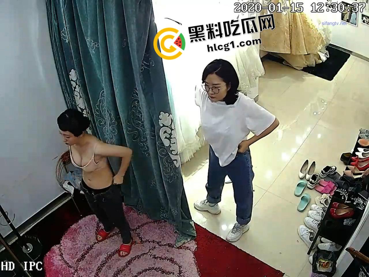 河南服装婚纱店更衣室偷拍！别人的新娘裸体我先看 这一对对美妙的大奶子和屁股才是活着的意义-7
