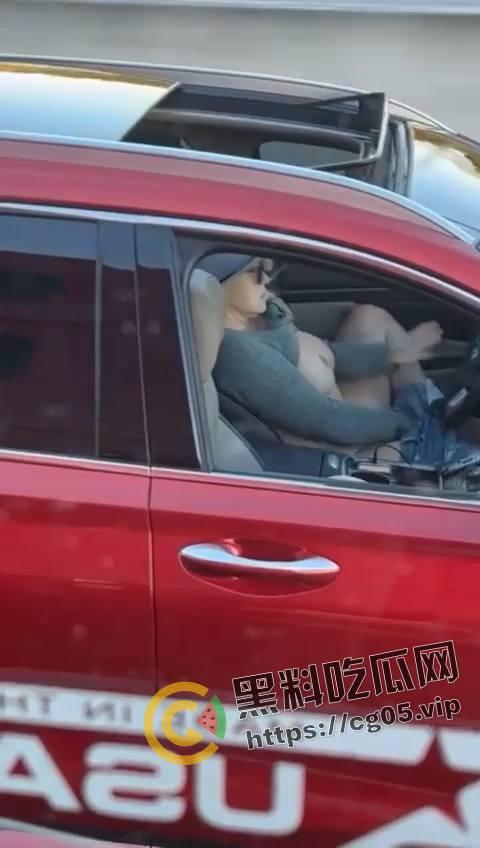 速度与激情!高速上边开车边自慰 不愧是女司机 玩的就是狠活-6