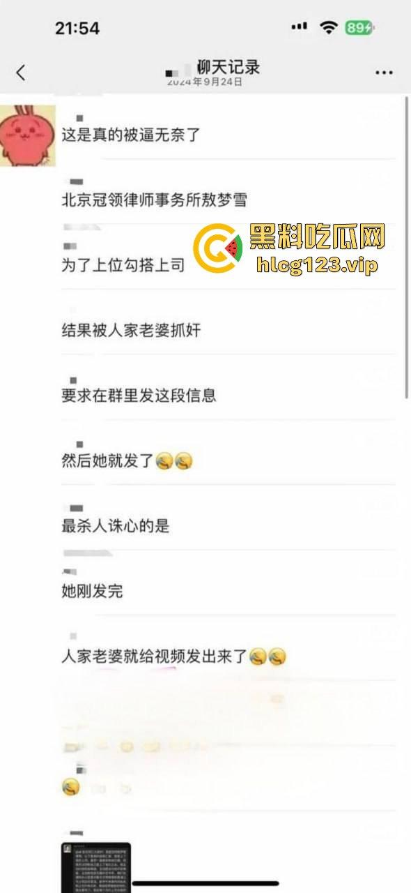 帝都女律师敖梦雪出轨上司,SM视频曝光!忏悔书发工作群,社死现场堪比灾难片!-7