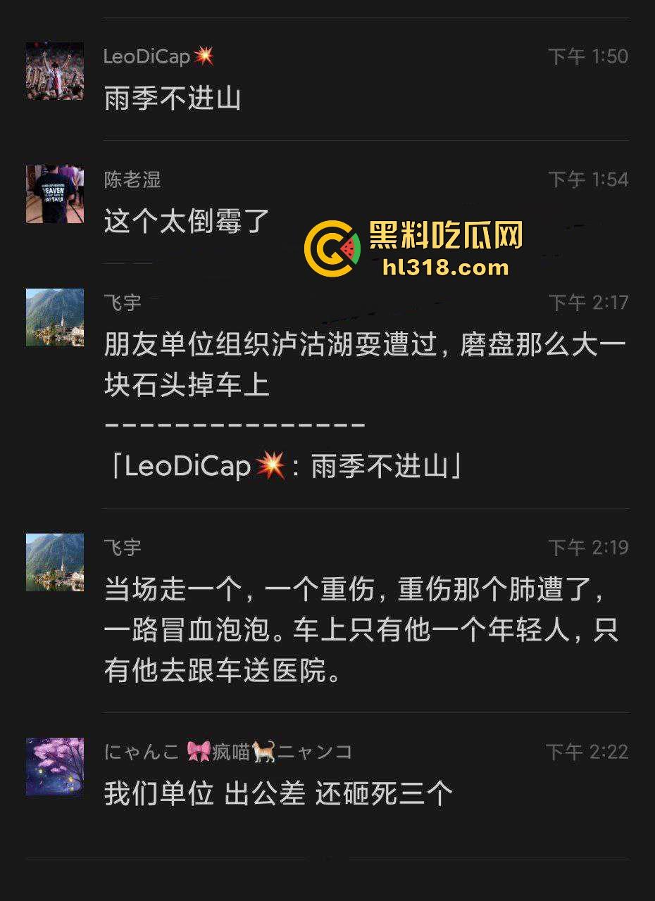 天降横祸！明天跟意外都不知道哪个先来，在车里坐的好好的突然大石砸下来，当场死亡，太惨了！-1