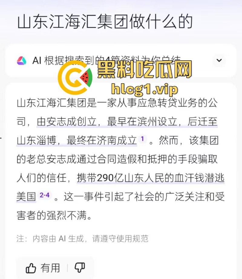 全场两元！全场两元！山东江海汇集团老板【安志成】带着200亿和老婆跑路了！-3