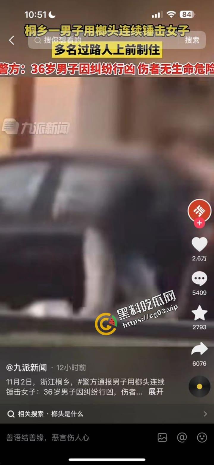 桐乡 男子因纠纷行凶 用榔头猛烈锤击美女律师头部  当场被制服-8