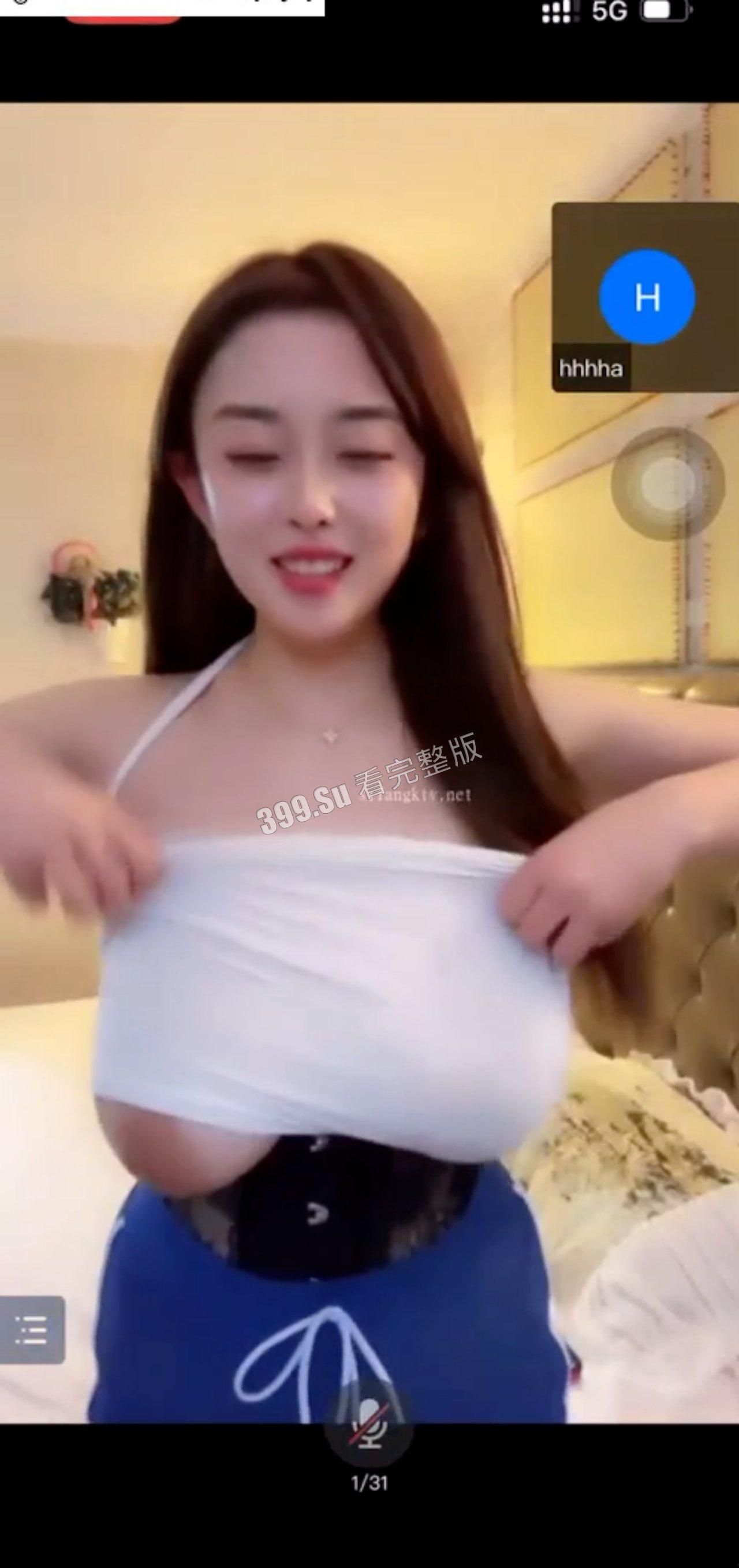 抖音 天然琪  连麦pk中不停擦边，给对面都整害羞 不敢直视 （附带 会议室私密视频 狂秀纯天然美乳）-9