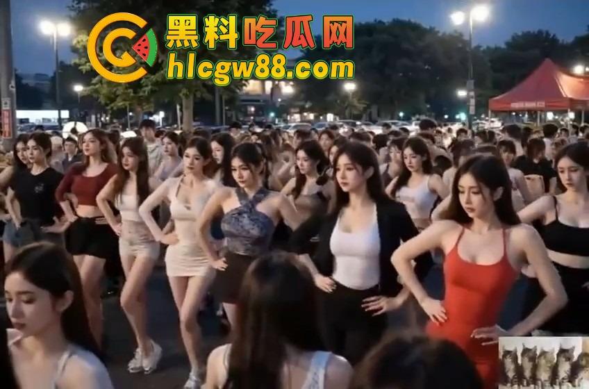 三亚百人美女广场舞阵仗惊人,身材火辣衣着清凉,这谁还敢说扰民?大爷们全程目不转睛,裤裆都鼓了!-4