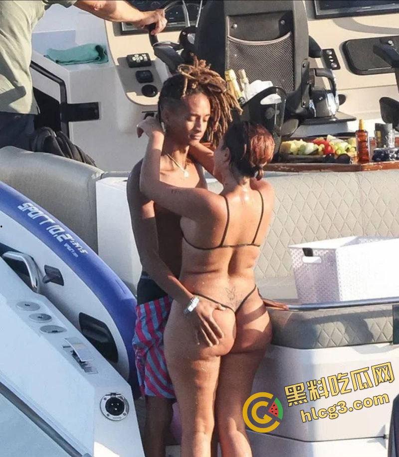 国外大瓜！奥斯卡影帝儿子『贾登史密斯』出轨女模特奥帕特 游艇激情相拥！-3