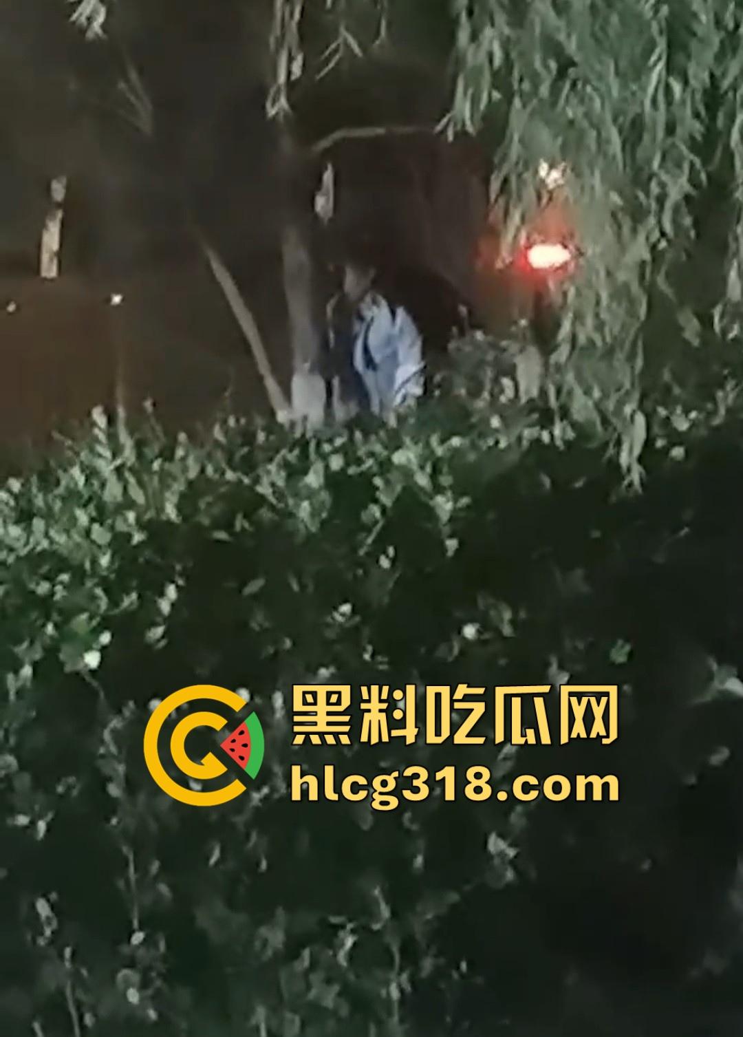 山东东营大爷大妈夜市小树林大战!直立后入爆操,激烈而迅猛,但仅仅只维持了一分多钟就潦草收场!-2