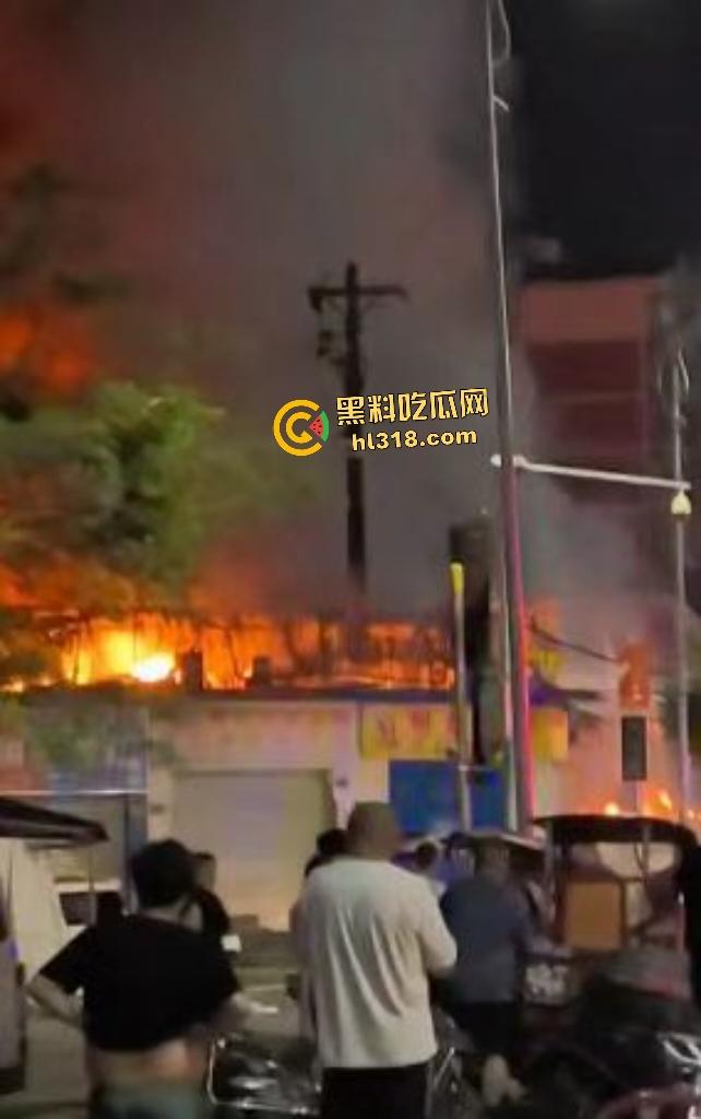 重庆石桥铺交易城凌晨大火惊魂！花卉盆栽五金狂燃一小时，消防鏖战扑灭幸无人伤亡，不然市长得下岗了！-8
