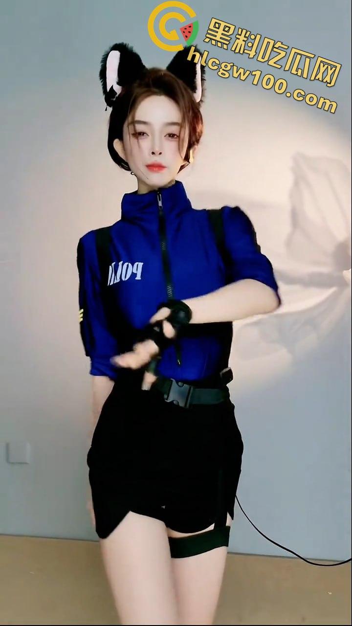 抖音反差婊【知洲】,榜一大哥定制骚舞,蕾丝丁字渔网袜,丰乳肥臀大骚逼-5