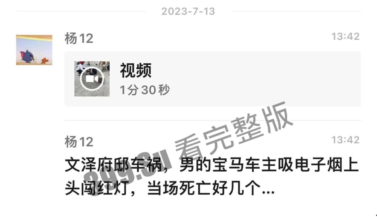 7.13盐城 文泽府邸小区 宝马车主 吸加料电子烟上头  连闯红灯朝人堆里撞  下车仍淡定打电话  现场视频惨烈-2