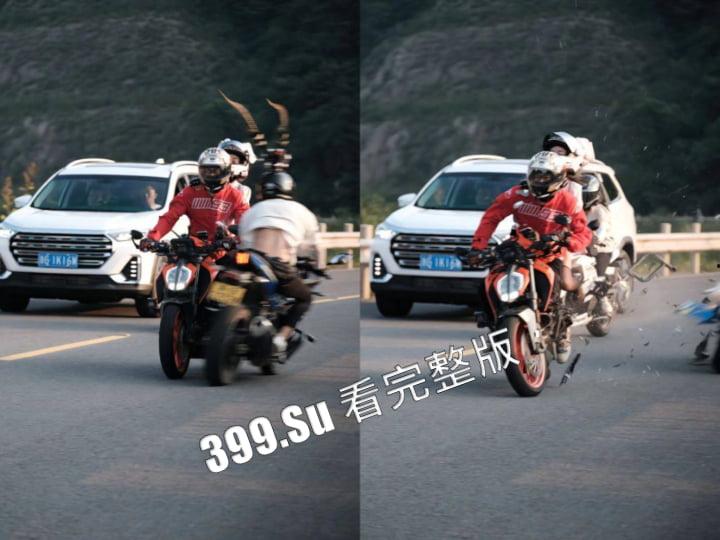 小仙女骑摩托又遭重，很快被网友通过纹身找出网上擦边照-2