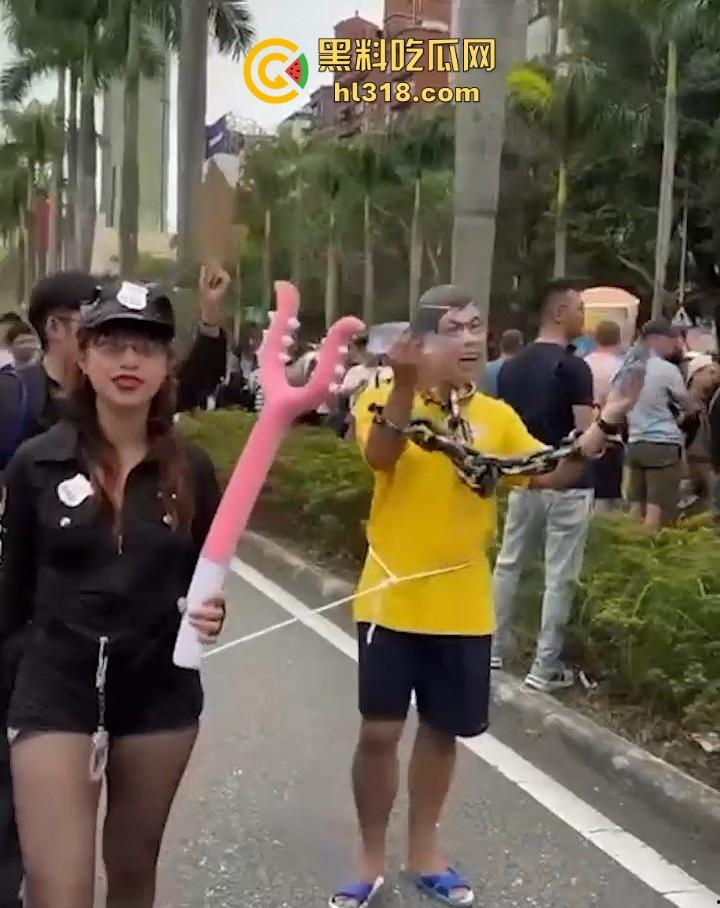 台湾大型同志游行，超过18万人参加，多位gay佬盛装出席，高举牌坊“我就是爱肛交，别叫我停下来”！-8