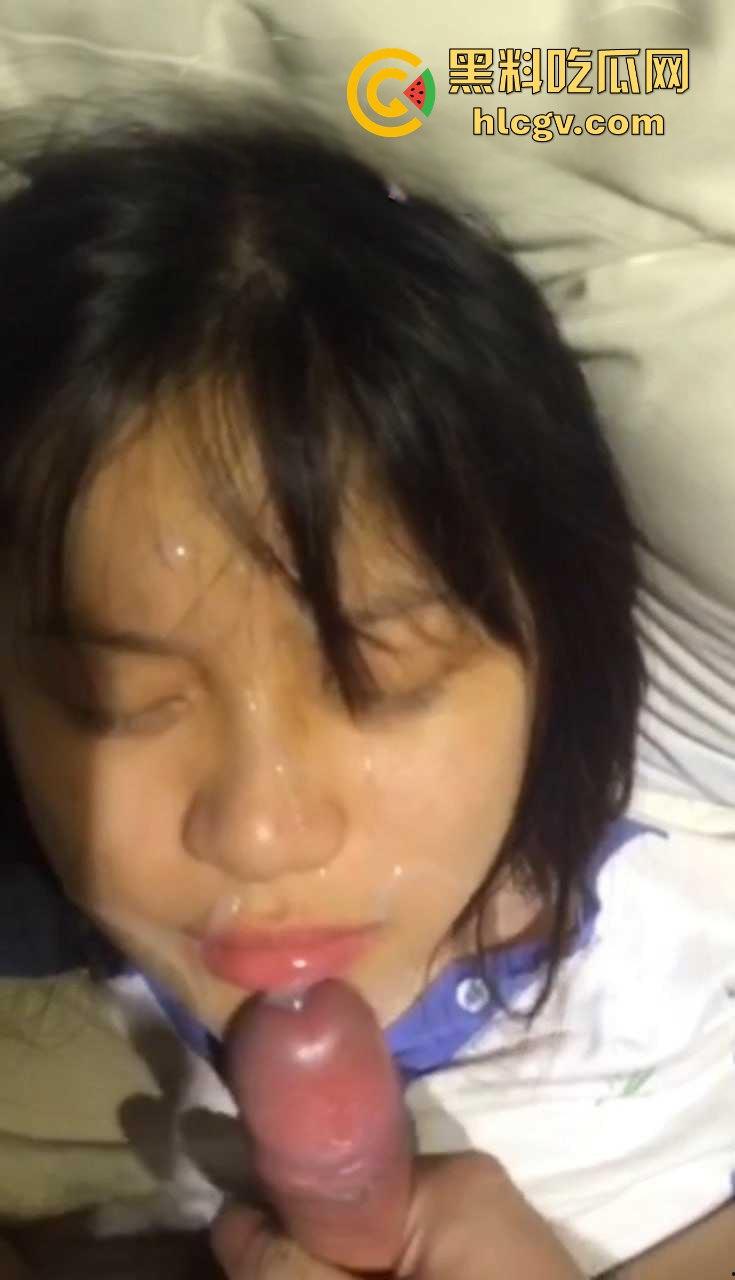 高中生校服约炮成新潮？放学后酒店开房玩无套颜射吞精，年轻一代的会玩超出想象！-7