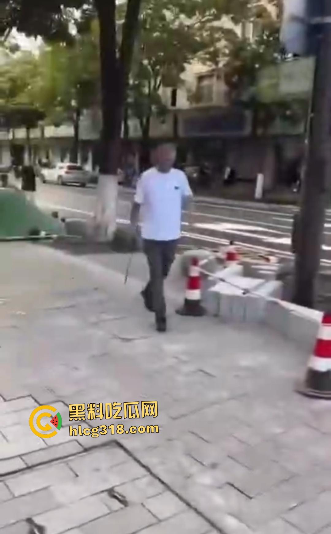 嘉兴斜西街安乐路口四人无故暴打路人！菜刀镰刀梯子狂殴，受害者倒地不起！-8