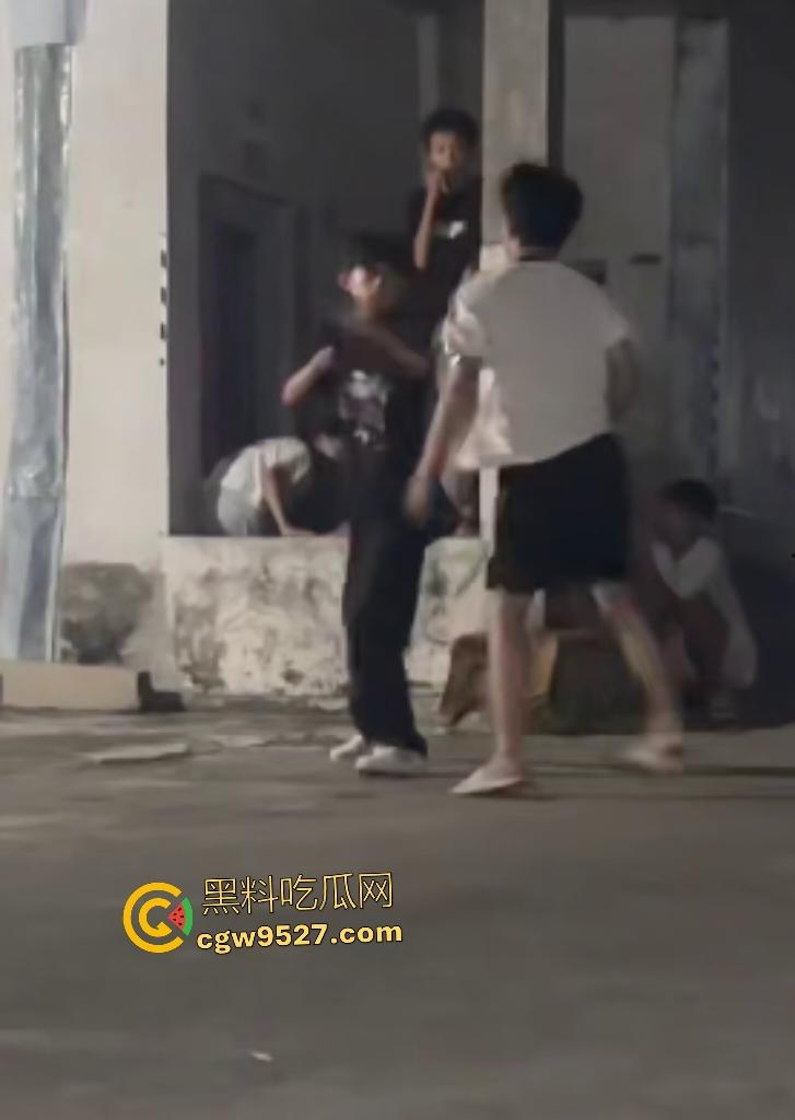 广西百色村里初中生血腥斗殴!白衣男孩一拳打太阳穴,黑衣直接喷血抽搐丧命,还打架吗?摊上大事了!-3