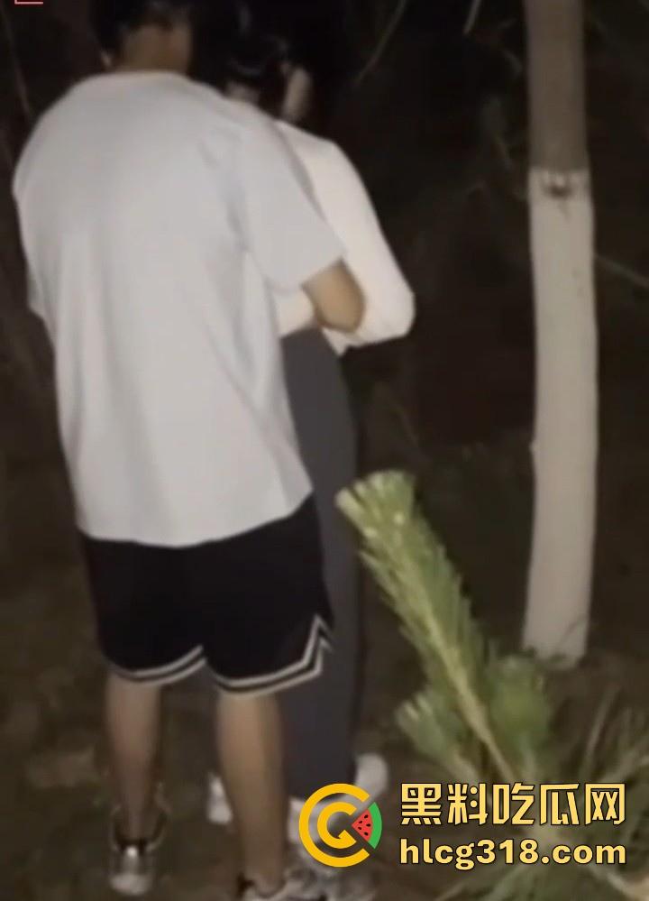 绿帽奴单男三人户外性狂欢,扶树后入极限车震,无套大干轮番内射,精液塞满整个淫穴。-8