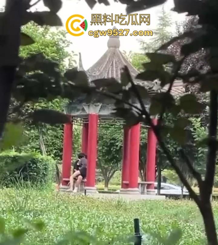 西安医学高等专科学校凉亭瓜！学生情侣大白天在凉亭里面激情骑乘，狂扣骚逼，大白天上演活春宫图！-3