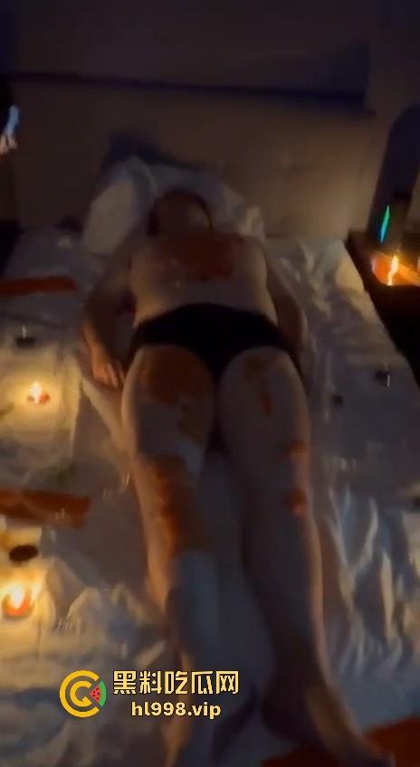 抖音重口直播！油腻大叔当三文鱼盛器，男同淫趴场面堪比恐怖片，举报无效酒店老板淡定回应！-6